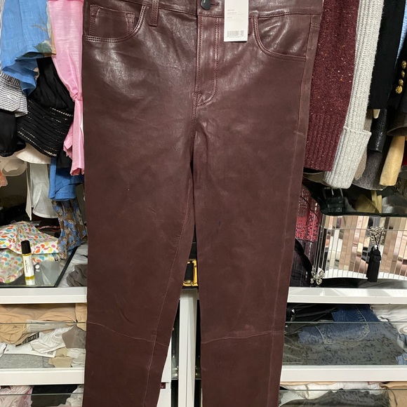 J brand lamb skin leather pants - Picture 3 of 5